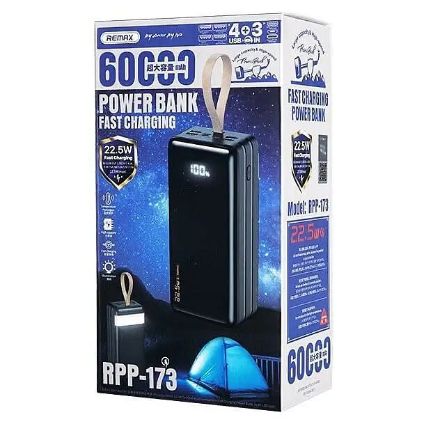Внешний аккумулятор Remax RPP-173 60000mAh 22.5W - фото 3
