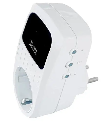 Реле напруги SF-7W, White, 1 розетка (220 В / 50 Гц) до 16 A / 3520 Вт Tecro teh0027932 - фото 2