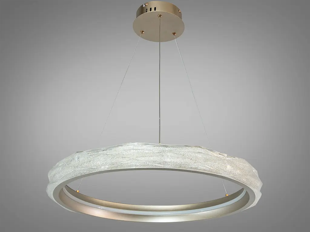 LED-люстра кільце Diasha 583-600G золото, 95 Вт, з пультом, 60 см, до 17 м2 - фото 4