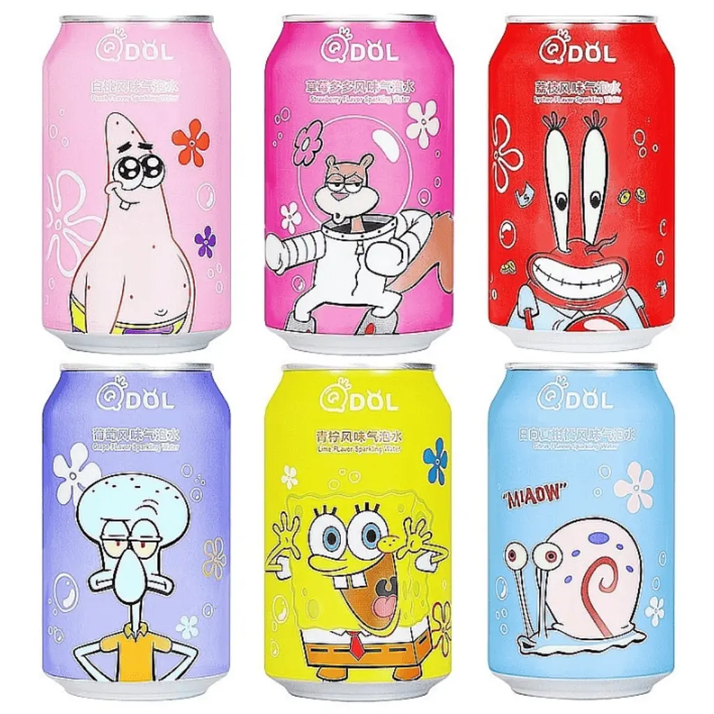 Газований напій Qdol Spongebob Squarepants Lime Губка Боб 330 мл - фото 5