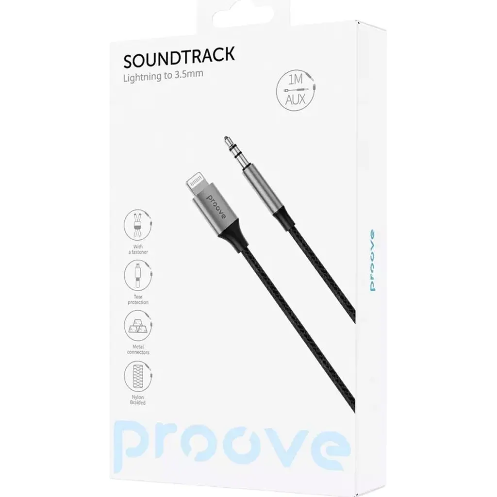 Кабель Proove SoundTrack Lightning to 3.5mm 1m (ACST00004801) [168170] - фото 2