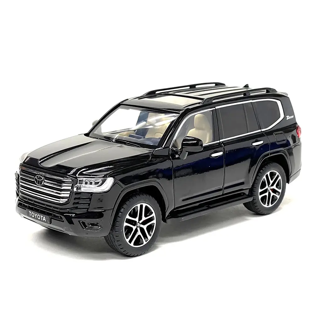 Автомодель Toyota Land Cruiser 1:24 чорна KM08222