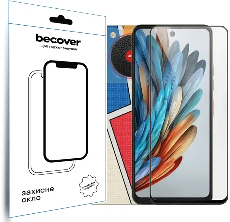 Скло захисне BeCover Nubia Music Black (711974) - фото 2