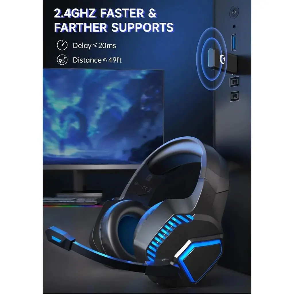 Бездротова ігрова гарнітура Captain 100 для PS5 PS4 Mac Switch ПК - фото 7