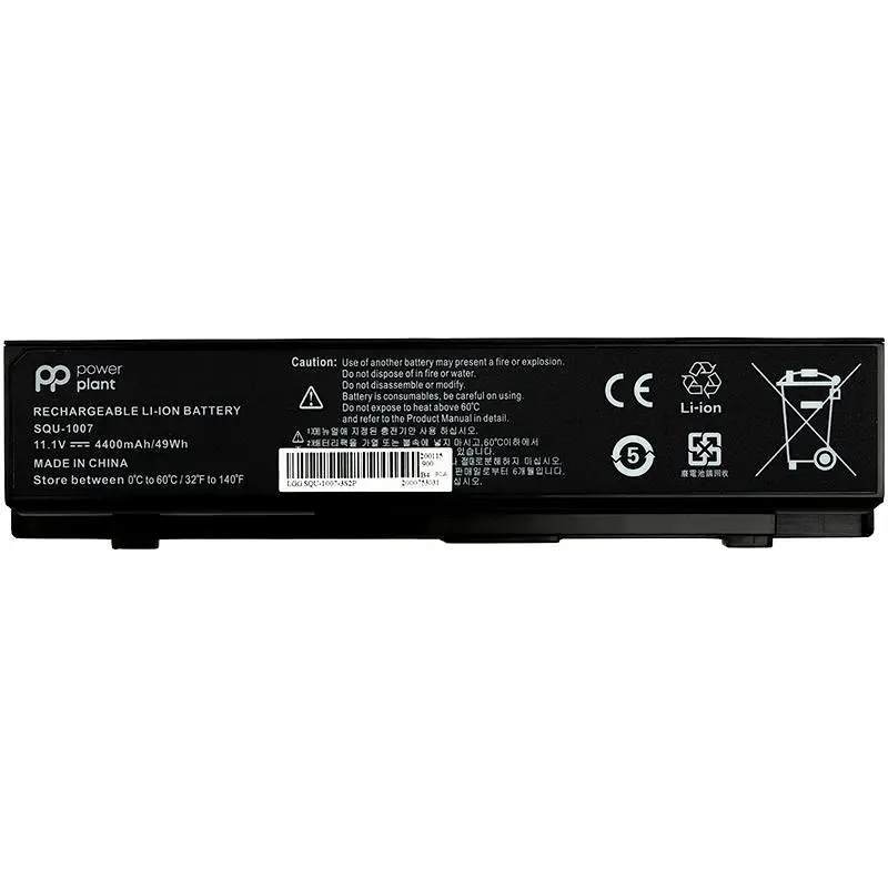 Акумулятор PowerPlant для ноутбуків LG Aurora ONOTE S430 (SQU-1017) 11.1V 4400mAh (NB400058)