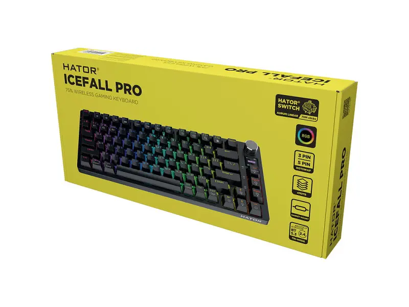 Клавіатура Hator Icefall PRO Wireless Black (HTK450UA) - фото 6
