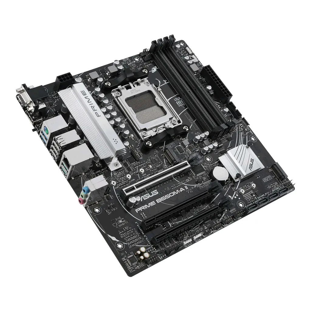 ASUS Материнcька плата PRIME B650M-A II-CSM sAM5 B650 4xDDR5 M.2 D-Sub HDMI DP mATX - фото 3