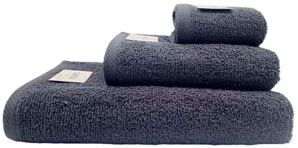 Рушник бавовняний Soho Basic Gray 30х50 см (30*50 Basic Gray) - фото 2