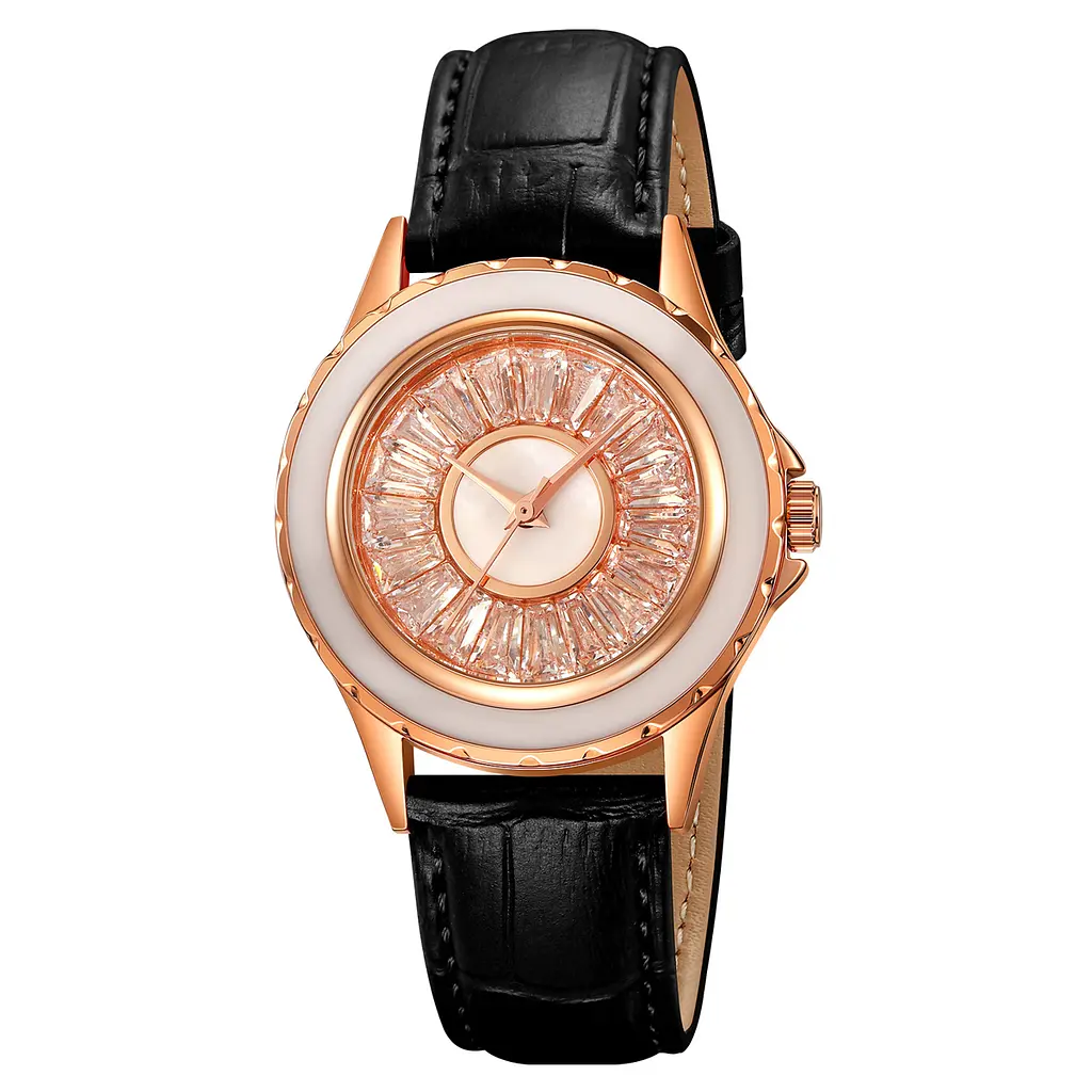 Жіночий наручний годинник 2172RGBK Rose Gold-Black Skmei acs0030201