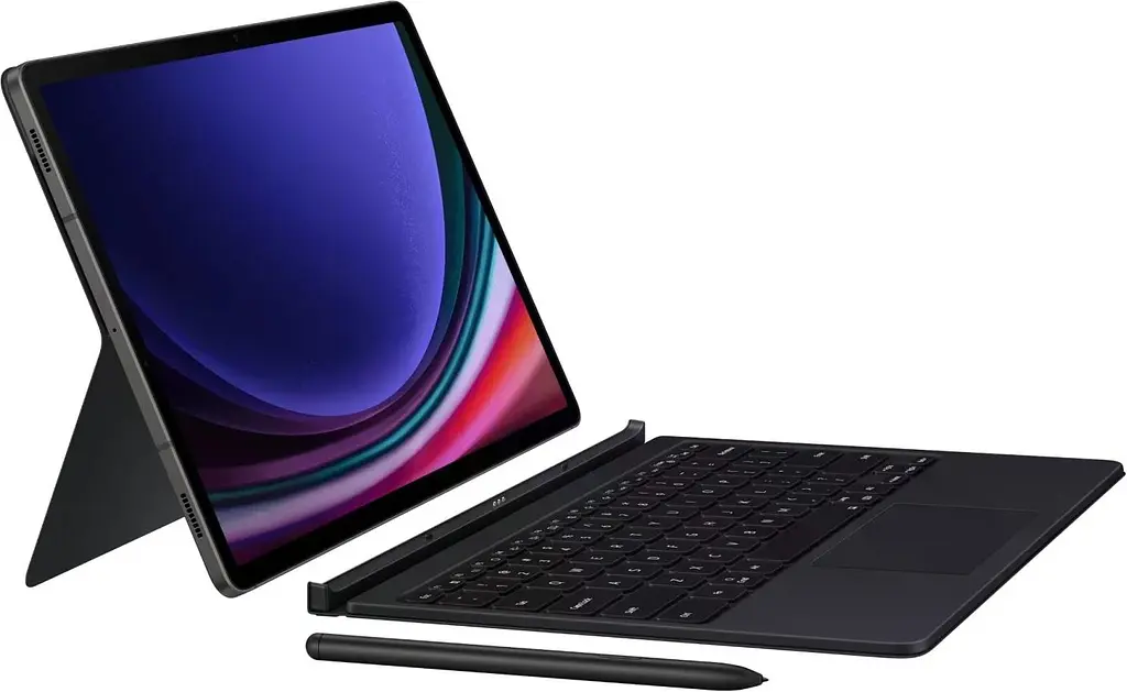Чохол-клавіатура Samsung Book Cover Keyboard для Galaxy Tab S9+ 12.4 (X810/X816) / Tab S9 FE+ 12.4 (X610/X616) / Tab S10+ 12.4 (X820/X826) Black ENG/UKR (EF-DX815BBEGUA) - фото 2