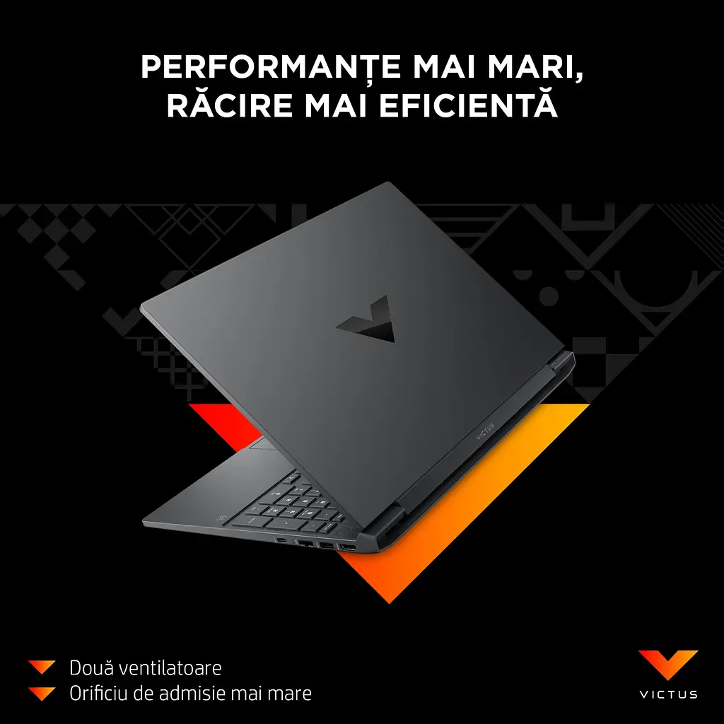 Ноутбук Игровой HP Victus 15-fb0016nq с процессором AMD Ryzen™ 5 5600H pana la 4.2 GHz, 15.6'', Full HD, IPS, 8GB DDR4, 512GB SSD, NVIDIA® GeForce RTX 3050 Ti - фото 11