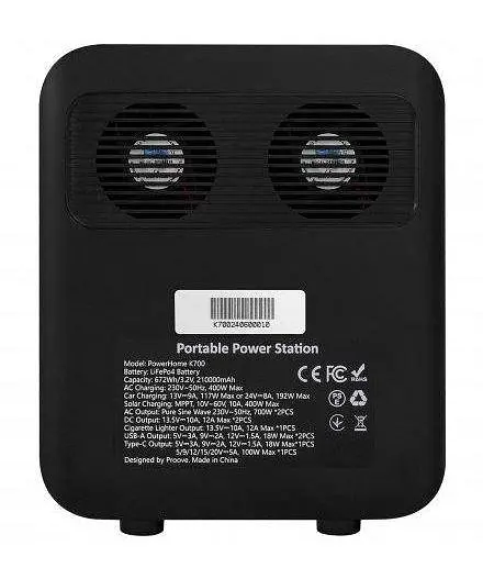 Портативна зарядна станція Proove PowerHome K700 678Wh 700W - фото 6