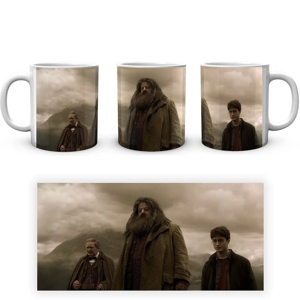 Кружка GeekLand Harry Potter Гарри Поттер Хагрид HP 002.06 330 мл белая - фото 4