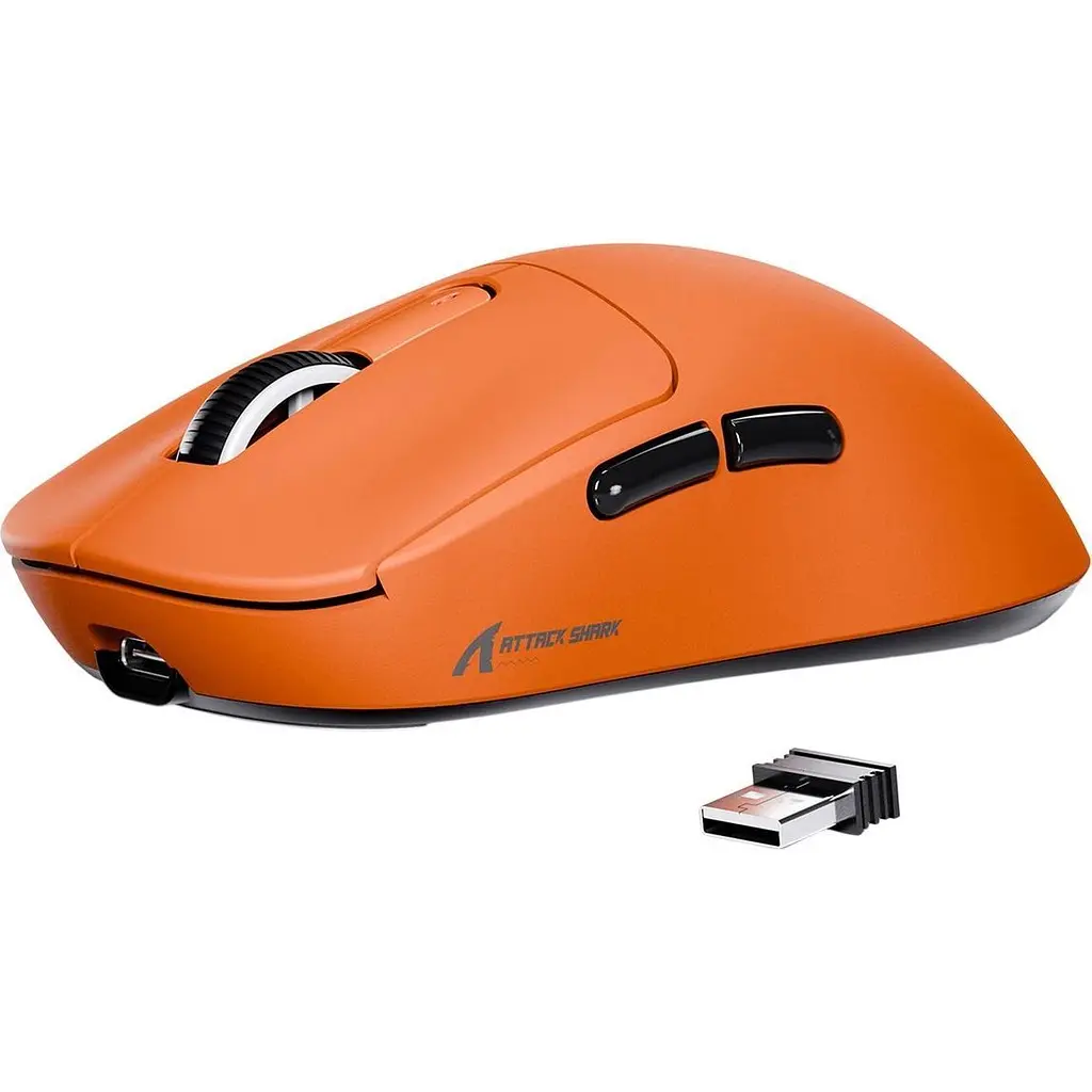 Миша Attack Shark X3 Wireless Gaming Orange [166756] - фото 2