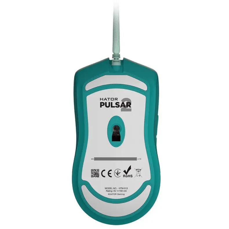 Игровая мышь Hator HTM513 Pulsar2 ESports Gaming 6200dpi 30G Mint - фото 6