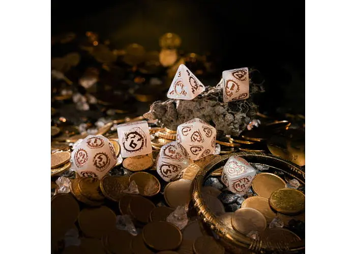 Набор кубиков Dragons Dice Set: Quartz , 7 шт. (SDRA09) - фото 4