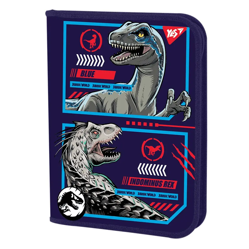 Папка для зошитів YES пластикова на блискавці В5 Jurassic World 491966