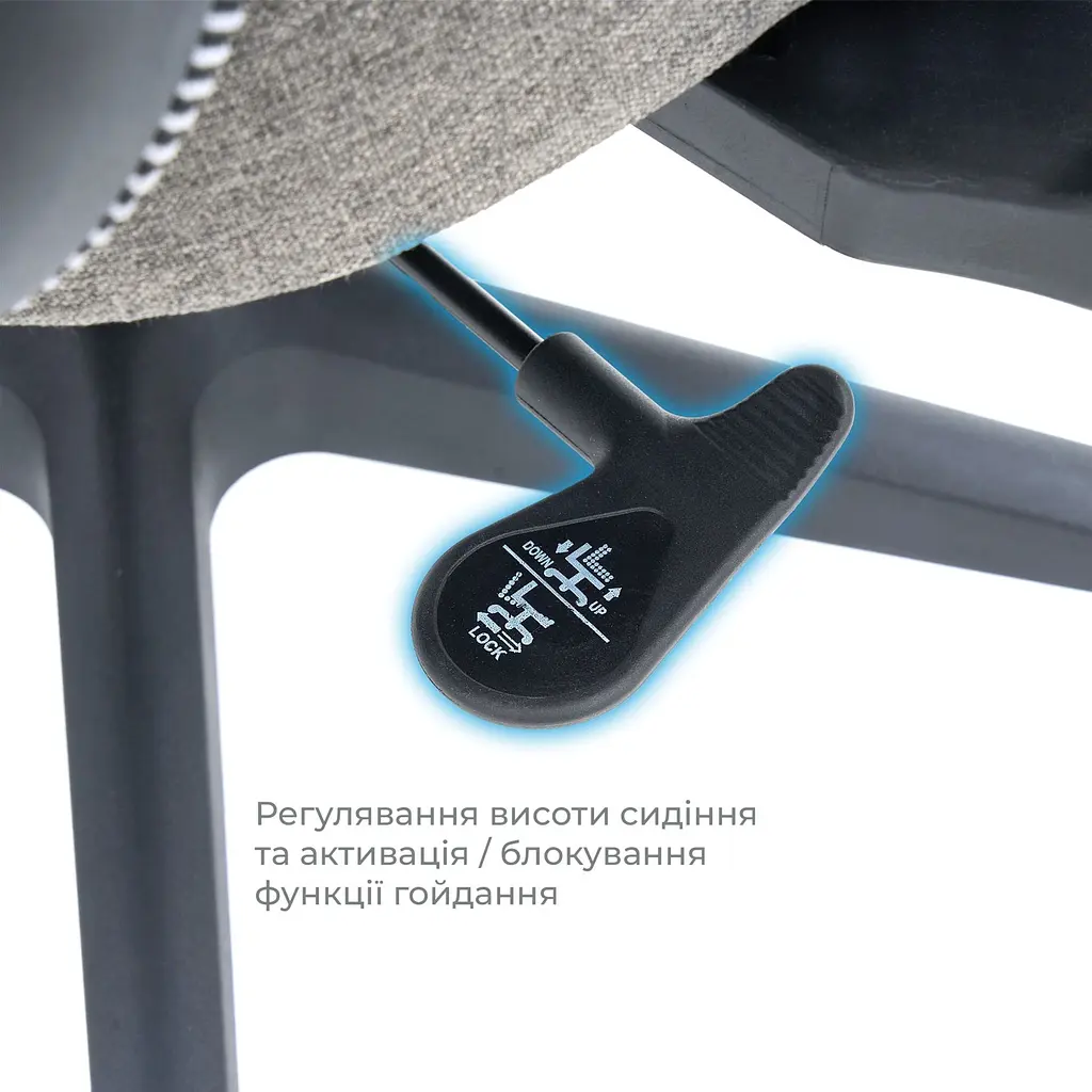 Офісне крісло OfficePro Wave OC599-B-DG-DG Black/Dark Gray [148648] - фото 13