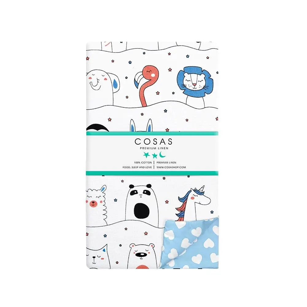 Дитяча постільна білизна в ліжечко ANIMALS COSAS (4822052036006) - фото 4