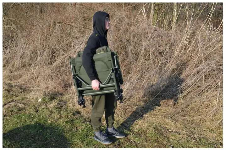 Кресло карповое Mivardi усилиное супер легкое CamoCODE Arm нагрузка 130 кг - фото 10
