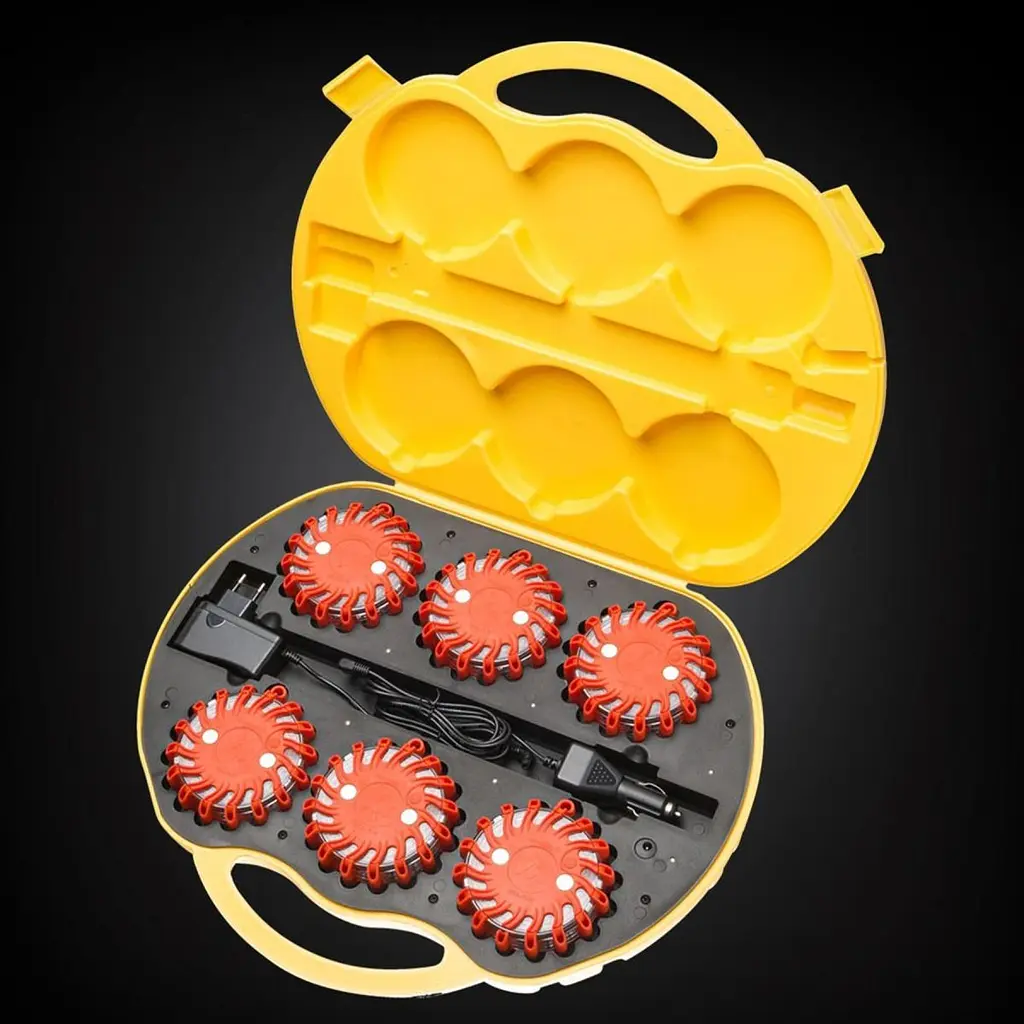 Комплект ліхтарів професійних Mactronic M-Flare (65 Lm) Amber Magnet Synch Recharg 12/220V (PSD0012) - фото 7