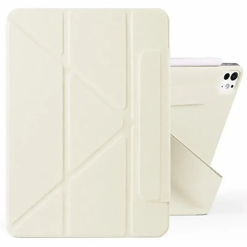 Чохол до планшета BeCover Ultra Slim Origami Magnetic Apple iPad Pro 11" M5 2025 Beige (715950) - фото 2