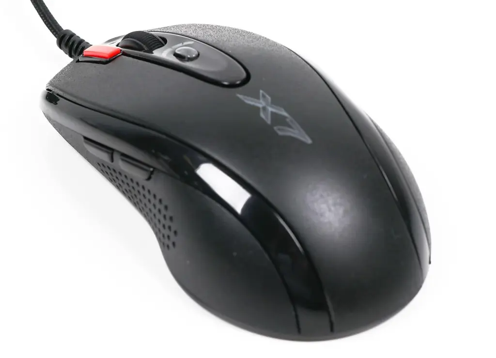 Комплект (Миша та Килим) A4Tech X-710BK USB Black + X7-200MP Black (X-7120) (X-7120 - 1) - фото 3