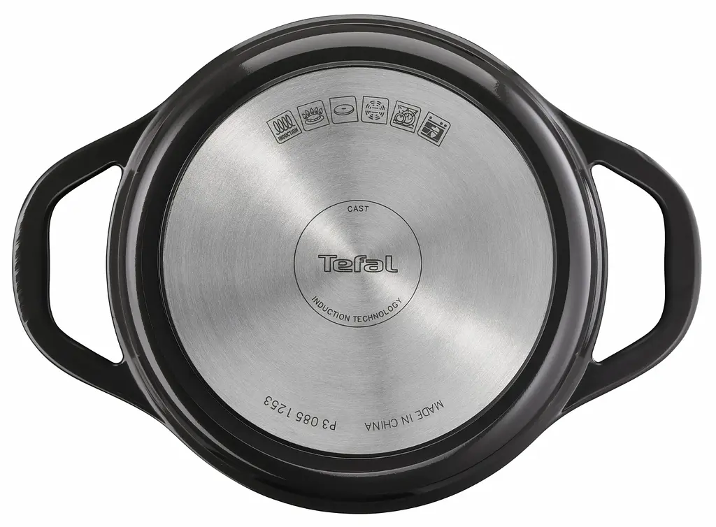 Tefal Кастрюля Tefal Air, з кришкою, 3.1л, алюміній, чорний - фото 2