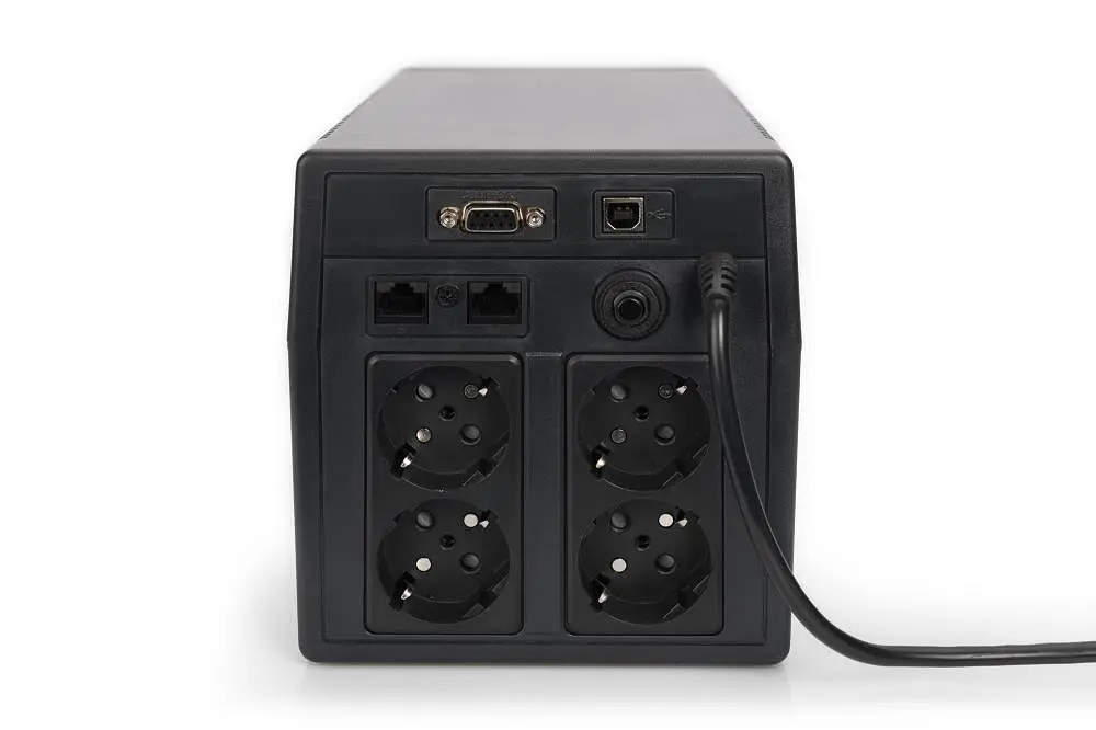 Джерело безперебійного живлення Assmann UPS LINE-INTERACTIVE 1500VA 900W DN-170075 Black - фото 3
