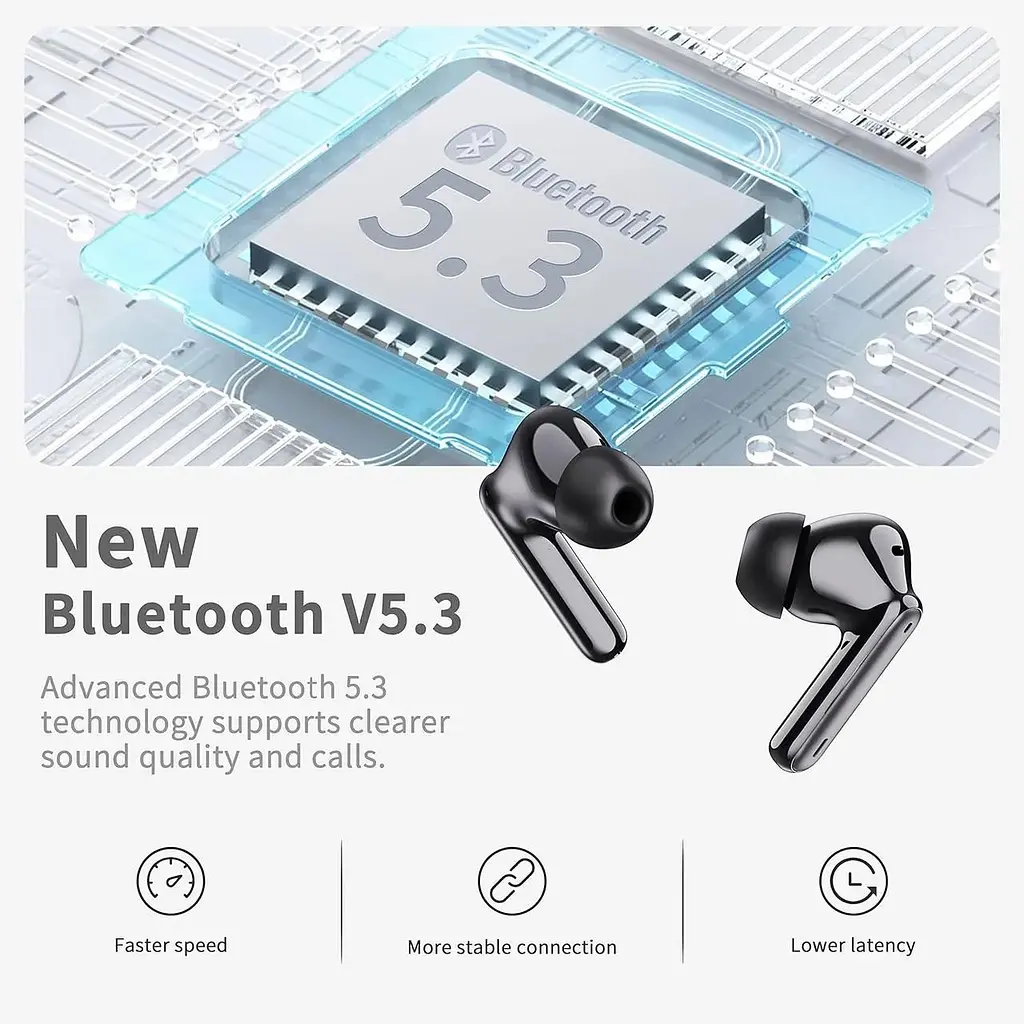 Бездротові навушники Bluetooth 5.3 з мікрофоном 36H - фото 3