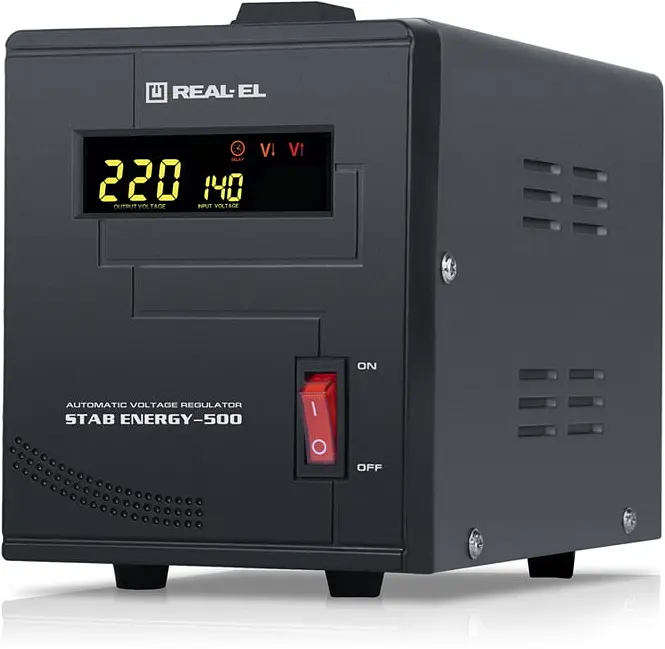 Стабілізатор REAL-EL STAB ENERGY-500 (EL122400011) - фото 5