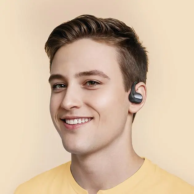 Беспроводные TWS наушники Hoco EA4 открытые, BT5.3, 60mAh, 500mAh, 6h black - фото 6