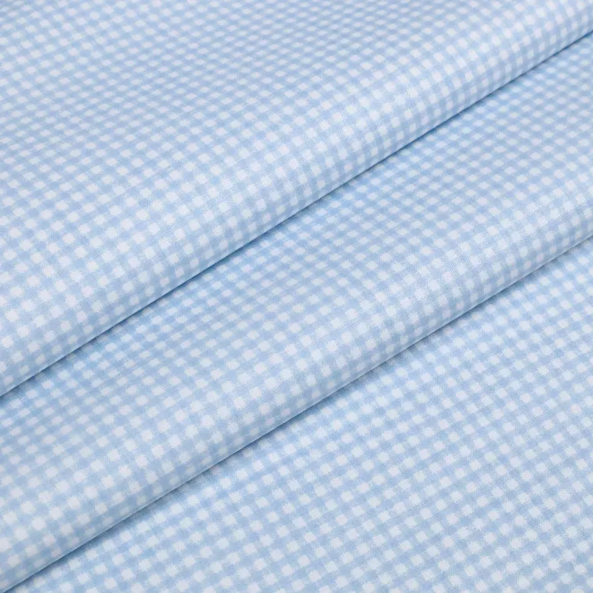 Простирадло на резинці в дитяче ліжечко Cosas Blue Check 60х120х12 см (BlueCheck_120) - фото 4