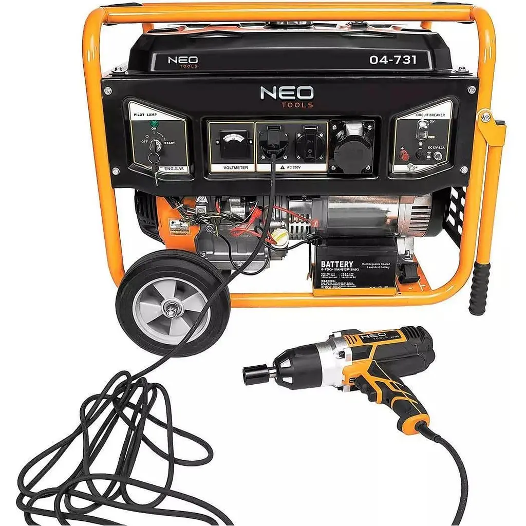Генератор Синхронний Neo Tools / 2800 Вт / Бензин (04-731) - фото 5