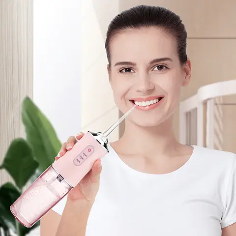 Іригатор портативний Oral Irrigator 3 режими роботи, 2 насадки - фото 6