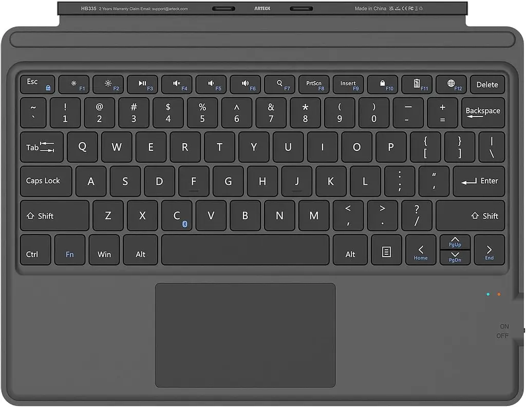Bluetooth-клавіатура-чохол для Surface Pro 13" з тачпадом - фото 5