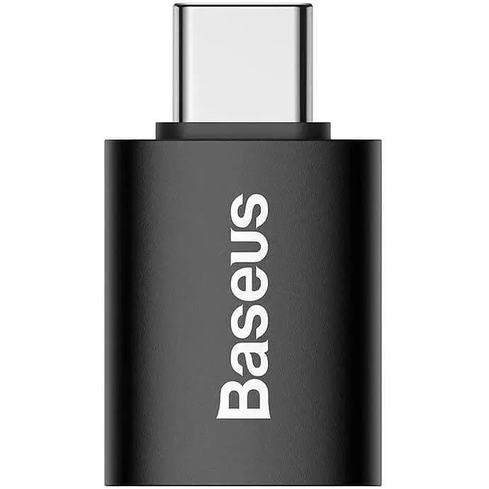 Переходник Baseus Ingenuity Series Mini OTG Adaptor Type-C to USB-A 3.1 Black (ZJJQ000001) - фото 2