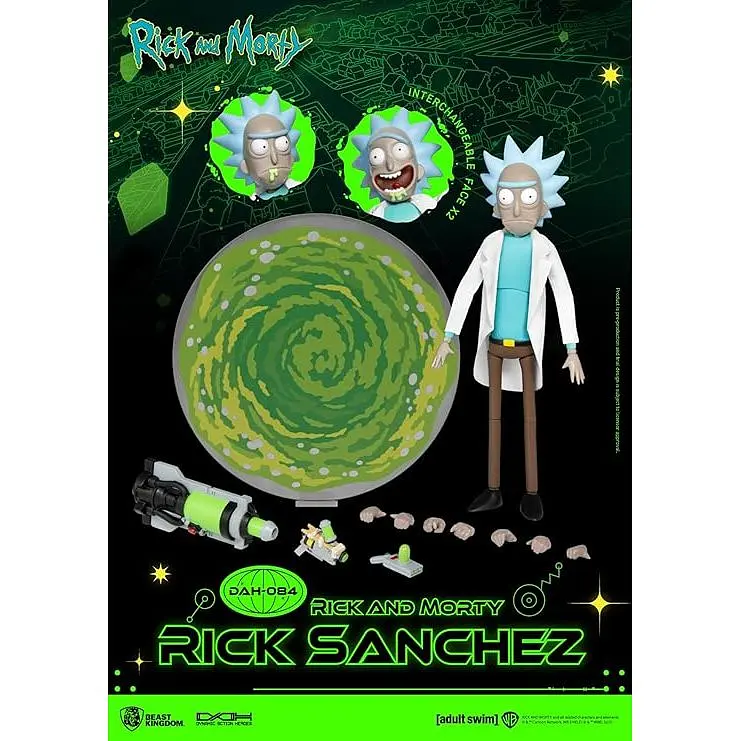 Фігурка Beast Kingdom Рік і Морті Рік Санчез Rick and Morty Rick Sanchez 20 см - фото 4