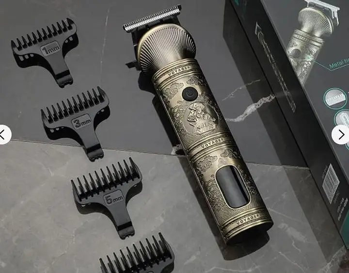Чоловічий набір Professional VGR V-106 для догляду за волоссям бородою та тілом 14 насадок триммер для носа LED-дисплей 6 в 1 (42268-V-106_612) - фото 3