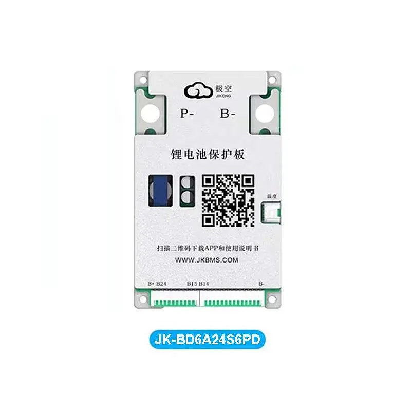 Смарт плата з активним балансиром BMS JiKong JK-BD6A24S6PD 8S-24S / 24V-72V / 60A Інтелектуальний контролер керування акумулятором LiFePO4, Li-ion, LTO (19798)