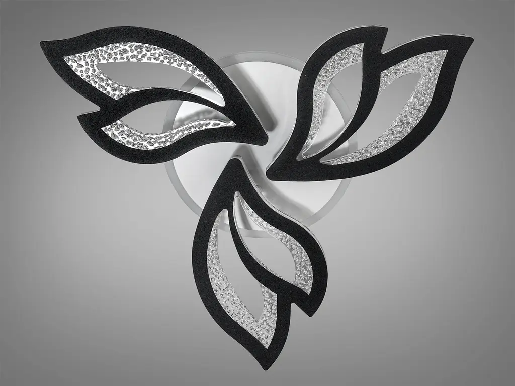 Потолочная светодиодная люстра с пультом, диммером, подсветкой, 55W - фото 4