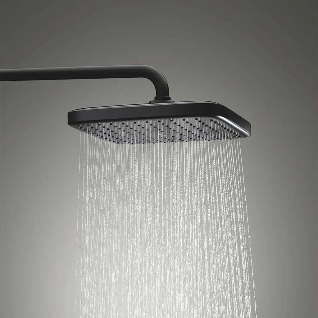 Душова система термостатична Grohe QuickFix Vitalio Comfort System 250 Cube 266962431, Чорний матовий - фото 6