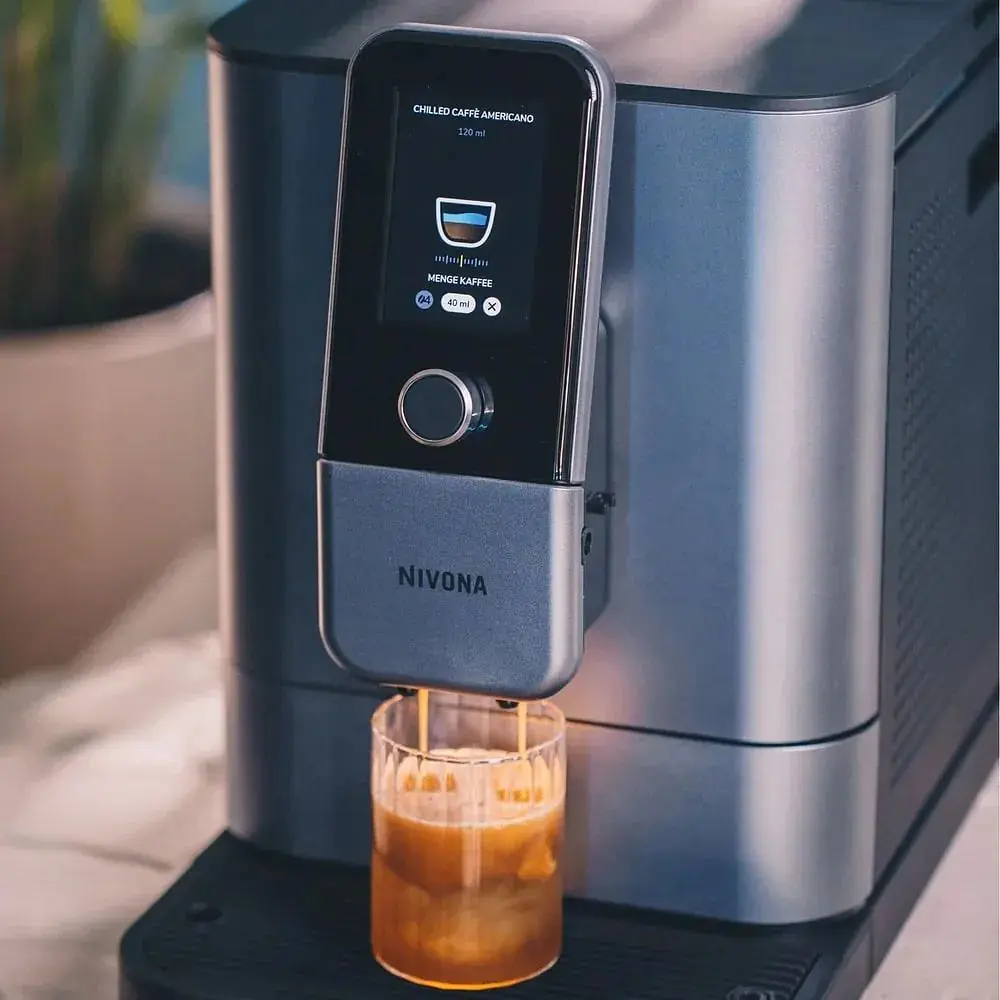 Кофемашина Nivona Nivona CafeRomatica, 1.8 л зерно+молотый жемчужно-голубой - фото 2