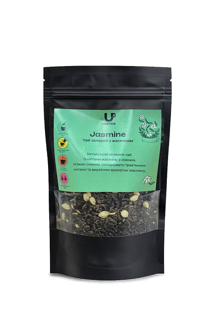Чай розсипний UNITEA Зелений з жасмином (Jasmine) 100 г