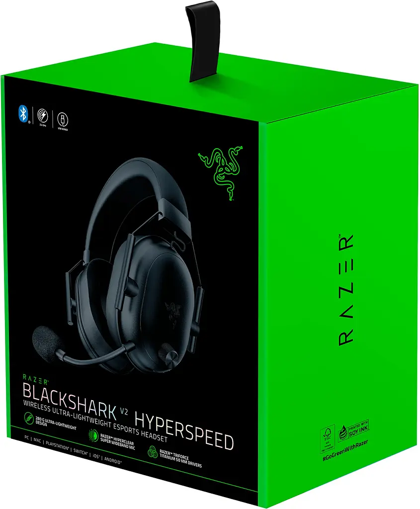 Навушники Razer BlackShark V2 HyperSpeed Black (RZ04-04960100-R3M1) - фото 9