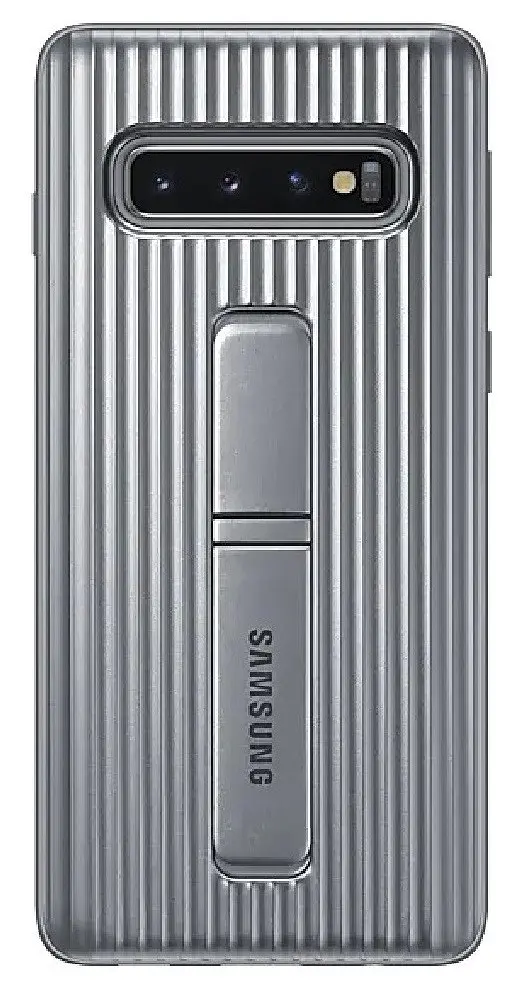 Чохол протиударний із підставкою Protective Rugged Standing Cover EF-RG973CSEGRU для Samsung Galaxy S10 Silver