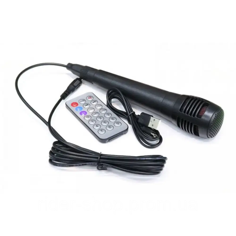 Музична Колонка Bluetooth S8007 з мікрофоном і LED - фото 2