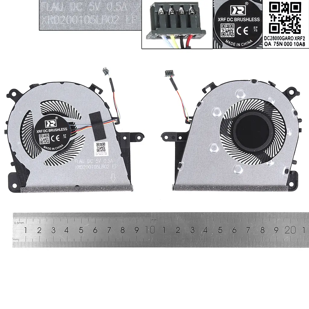 Вентилятор для Lenovo IdeaPad 3 14ARE05, 14ADA05, 14IML05, 14IIL05, 14ITL05 (DC28000F4F0, FM9N DFS5K1215491F, Аналог) - фото 3