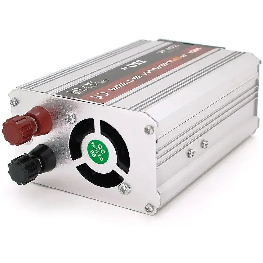Инвертор напряжения Powermaster, 24V/220V, 350W с модифицированной синусоидой, 1 Shuko, клеммы - фото 2