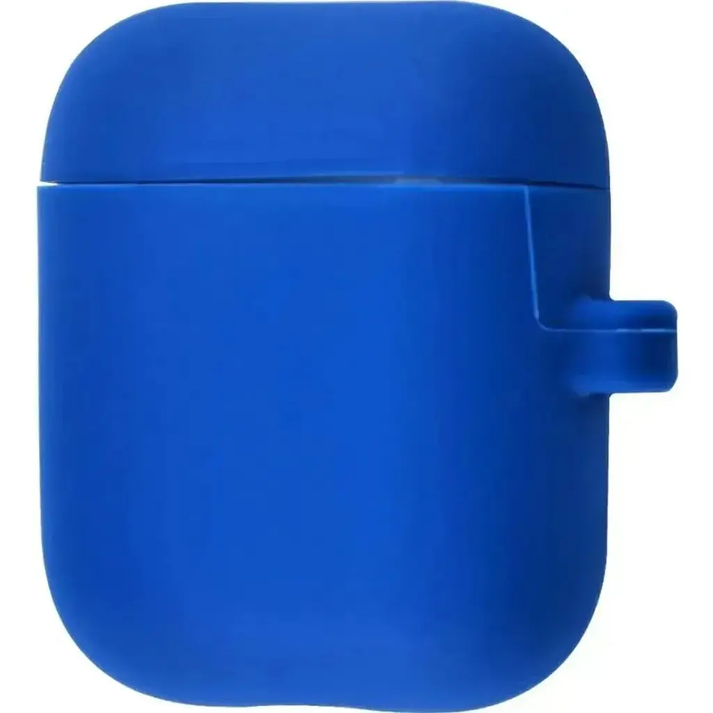Чохол Silicone Case + Carabine для AirPods Blue [33027] - фото 2